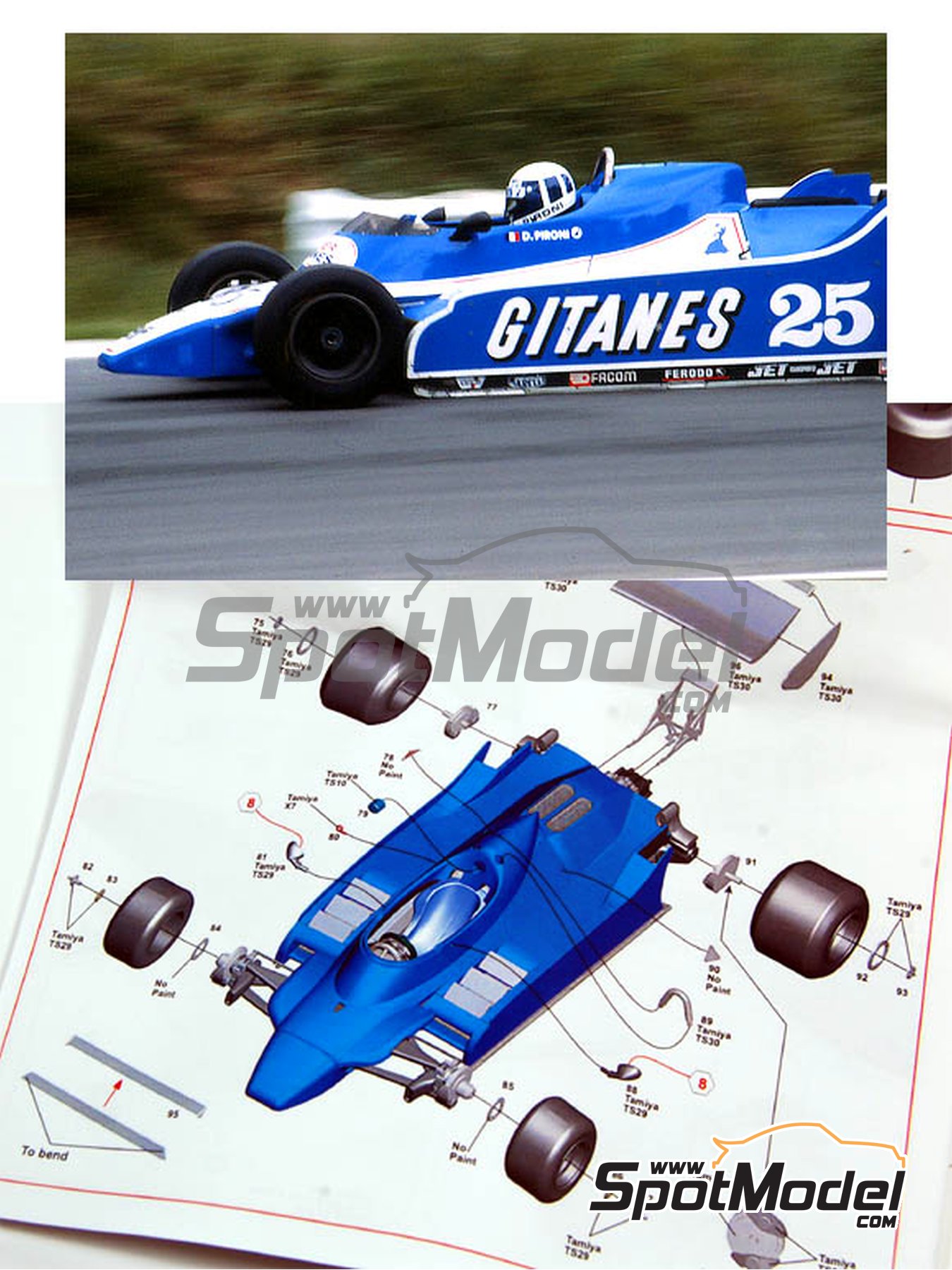 1/43　リジェ フォード JS11　 J.ICKX　GITANES仕様 1/43 リジェ フォード JS11 J.ICKX GITANES仕様